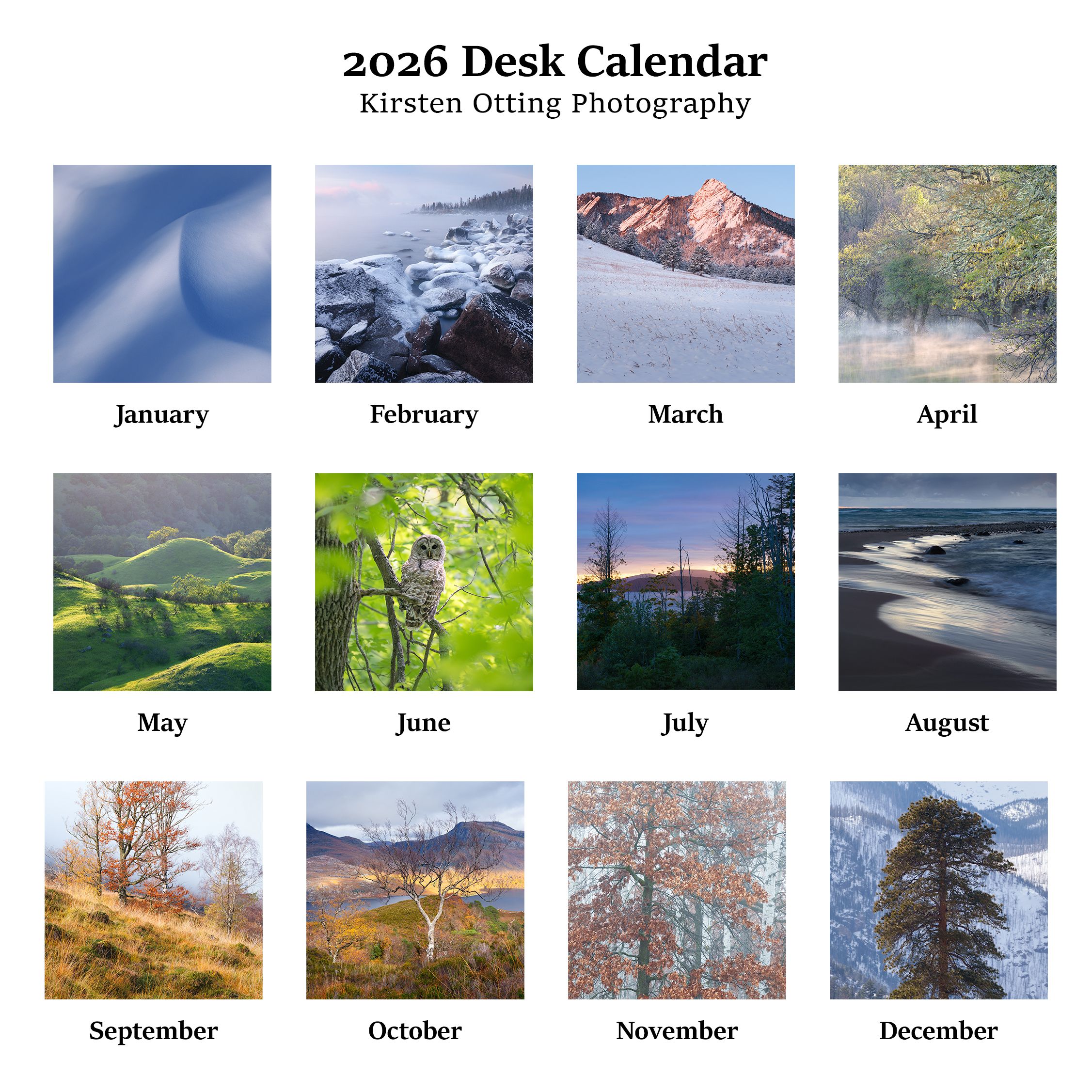 2026 Calendar preview